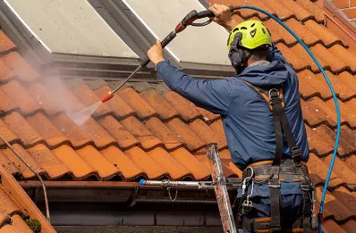 Démoussage et hydrofuge de toiture à Franleu
